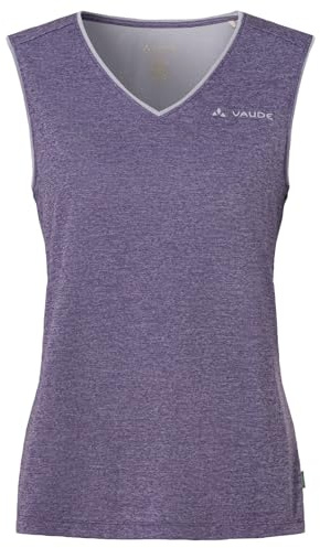 VAUDE Women's Essential Top, Funktionelles, ärmelloses T-Shirt, hoher, Mulberry, 36