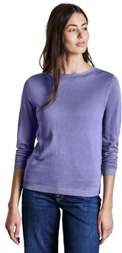 STREET ONE Damen A302973 Weicher Strickpullover, Lilac Dusk Mel., 40 EU