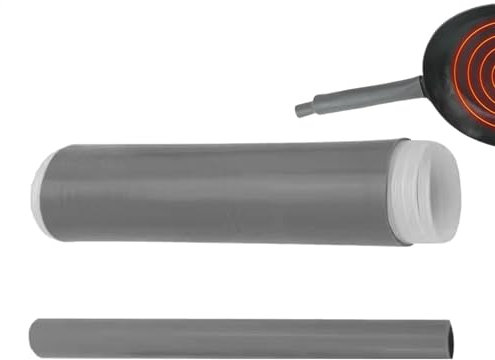 Custodia in silicone per padella | Silicone – Copertura del manico isolante termico – Supporto per impugnatura di protezione termica – Temperature in gomma riutilizzabili con i nostri sicuri e inodori