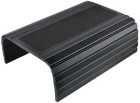 DODUOS Sofa Arm Tray Foldable Armchair Tray,Wooden Sofa Arm Table,Non-Slip Couch Arm Table,Felt With Base to Protect Furniture for Drinks Remote Snacks Phone Magazine,Black(34.5 x 43.5 x 1 cm)