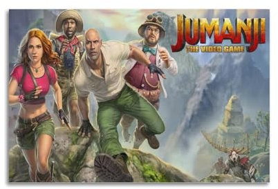 XZCEWSS Jumanji Videospiel-Poster, dekorative Malerei, Leinwand, Wandposter und Kunstdruck, moderne Familienschlafzimmer-Dekoration, Poster, 20 x 30 cm