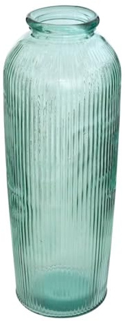 Atmosphera - Vase Luz h72cm en Verre Vert