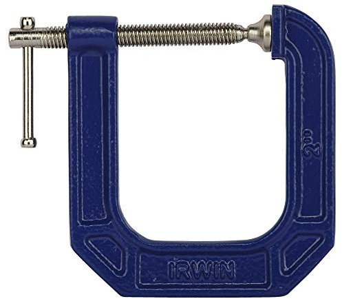 IRWIN Tools Quick-Grip 100 Series Deep Throat C-Clamp, 2-inch by 3 1/2-inch