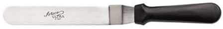Ateco 1307 Ultra Offset Spatula with 7.75 by 1.25-Inch Stainless Steel Blade, Plastic Handle, Dishwasher Safe
