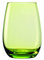 Stölzle Lausitz Wassergläser Elements Grün 6er-Set 465 ml – Allroundgläser für Wasser, Saft & Cocktails – Hochwertige Trinkgläser aus bleifreiem Kristallglas – Spülmaschinengeeignet & stoßfest
