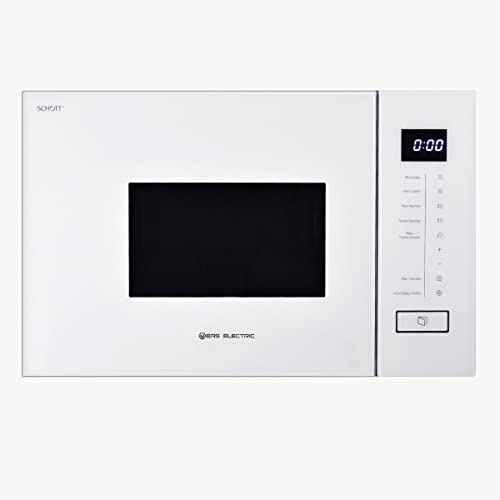 EAS ELECTRIC SMART TECHNOLOGY | EMEGW20L | Microondas con grill Integrable | Color Blanco | 20 litros | 5 niveles de potencia | Defrost | LED | Potencia 800W/ Grill 1000W | Diámetro del plato 245 mm