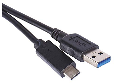 EMOS USB C Kabel 3.1 Quick-Charge 1m, 3A A-Stecker auf C-Stecker, 1 Meter Schnelladekabel, für Datentransfer und Laden geeignet