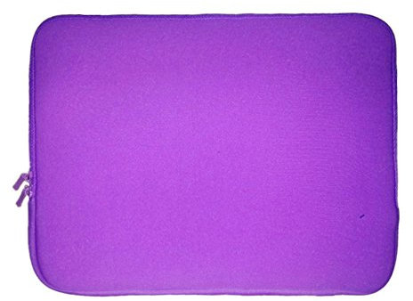 Sleeve Ventiquattrore Borsa da Trasporto Zip Custodia di Neoprene Borsa per 12 Pollici Macbook/Lenovo Yoga Book/Asus Transformer 3 Pro T303UA Viola