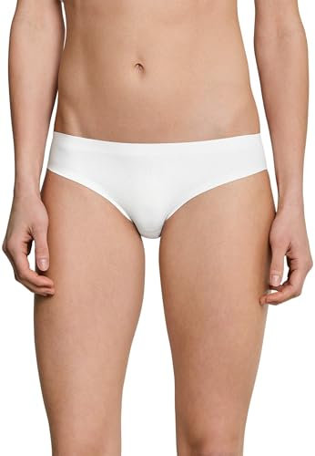 Schiesser Damen Invisible - Cotton Brazilian Slip, Weiss_161924, 38 EU