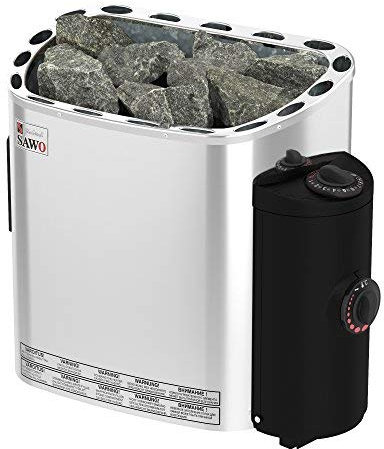 SAWO SCANDIA Elektrische Saunaofen, Leistungsbereich: 4,5 kW; 6,0 kW; 8,0 kW; 9,0 kW; mit integrierte Steuerung (NB-Modell); Multispannung: entweder Einphasig oder 3-Phasig;