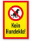 No Dog Toilet (20x30 cm) Plastic Sign Dog Prohibited Sign (No Dog Litter Sign, No Dog Litter/Dog Poop/Dog Poop/No Dog Toilet
