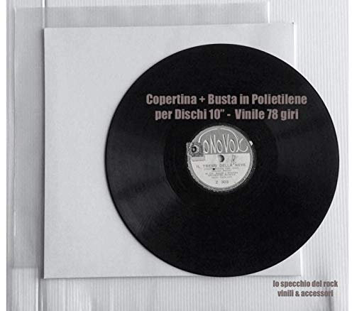 LO SPECCHIO DEL ROCK COPERTINE per Dischi 78 Giri + Omaggio Busta in POLIETILENE - Qtà 25