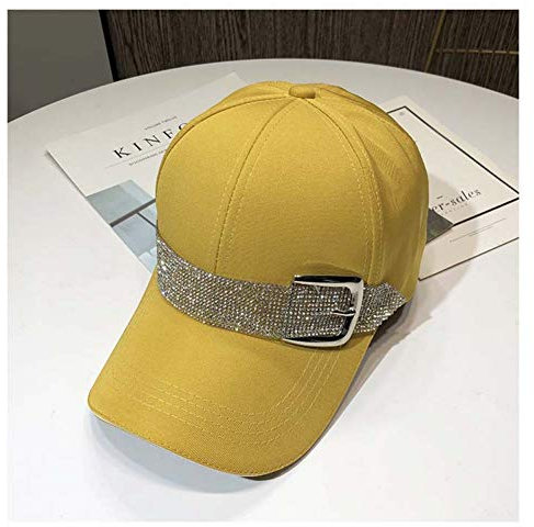 Strass Metall Schnalle schmücken Freizeit Lady Cap Frauen Baseball Hut Peaked Cap Pferdeschwanz Baseball Hüte