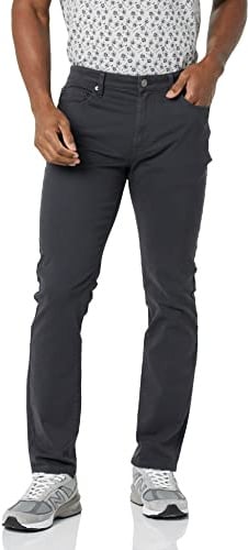 Amazon Essentials Men's Slim-Fit 5-Pocket Stretch Twill Trousers