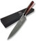 MESSEREI - Kochmesser mit extrem scharfer 20cm Klinge - Profi Küchenmesser & Fleischmesser aus hochwertigem 7CR17 Edelstahl - Chefmesser, Allzweckmesser mit Rosen-Holz-Griff für Gemüse, Fisch, Fleisch