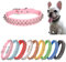 Hundehalsband Mit Leder Stacheln, Spike Katzenhalsband Mit Nieten, HalsbäNder Für Haustiere Welpe Hunde Rosa Groß