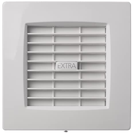 Steinberg14 Ø 100 mm Extracteur d'air avec Volet Automatique - Ventilateur pour WC, Salle de Bain, Cuisine - VMC