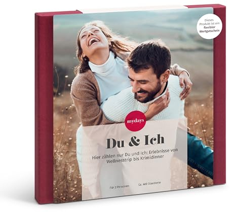 mydays Geschenkbox Du & Ich, für 2 Personen, freie Erlebnis-Auswahl an ca. 401 Orten