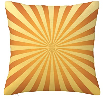 Retro-Kissenbezüge im 60er-Jahre-Hintergrund, dekorativer quadratischer Kissenbezug, weicher Kissenbezug für Sofa, Couch, Bett, Heimdekoration, 45,7 x 45,7 cm