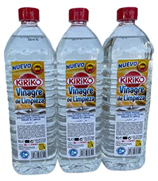 Vinagre de Limpieza • Vinagre Concentrado Profesional • Pack de Ahorro 3 Unidades de 1 Litros