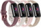 Vancle Lot de 4 bracelets de rechange en silicone souple pour Fitbit Luxe, pour homme et femme, S