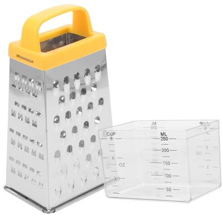 Cabilock Rallador De Plástico Para Queso Y Verduras Rallador De Queso Limón Jengibre Con Mango De Acero Inoxidable