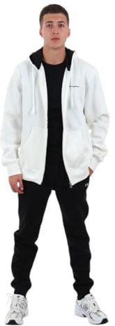 Champion Legacy Herren Sweatsuit, S, Weiß, weiß, S