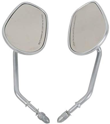 Pexorin Motorrad-Rückspiegel, 8 mm, for Harley, Road King Fatboy Touring XL 883 Motorrad-Rückspiegel(Silver)