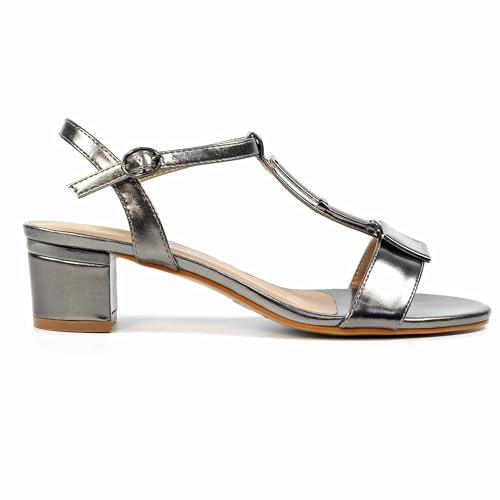 Lunar Ladies Blaze Pewter Sandal 3 Pewter