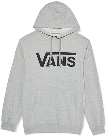 Vans Classic Po-b Felpa, Calcestruzzo Jaspeed e Nero, M per Uomo