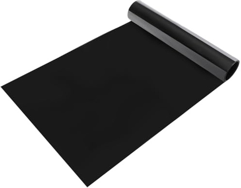 LSHIJI TöNungsfolie Auto 20 cm x 150 cm Solarfolie for die Auto-Windschutzscheibe, schwarz getönt, klare Solarfolie, Anti-UV-Sonnenschutz, Sonnenschutz, Autozubehör Scheiben TöNungsfolie Auto
