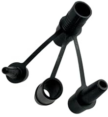 Adapter Set für Blasebalg Universal Ventil-Aufsatz Campfrei