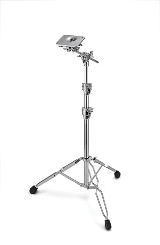 Gibraltar Hardware Spezial-Ständer 6713EBM-EMMP-PK - Electronic Drum Pad Boom Stand mit EMMP Montageplatte – stabiler Ständer für SPD-SX / Multipads – höhenverstellbar - doppelstrebig - Tripod