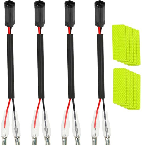 BOLOJAU GSX 600 Blinker-Verkabelungsadapterstecker Kabelbaumstecker Verlängerungskabeladapter für Suzuki GSX 750 GSX1300R GSXR 600 GSXR 1000 Serie TL1000 Motorrad