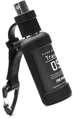 Camping Trip Sprays Bottle Liquid Dispenser 50ml Refillable Portable Sprays Bottle Liquids Containers Portable Hanging Sealed Leakproof