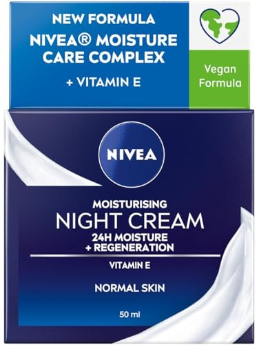 Nivea Visage Regenerating Night Cream – 50 ml, 3 Stück