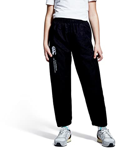 Canterbury Junior Boys Cuffed Stadium Pant | Tracksuit/Jogging Bottoms | Lounge Pants | Durability And Comfort | Extra Warm | Cuffed Hem Track Pants, Black, 10