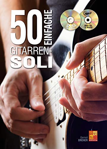 50 Einfache Gitarren-Soli (1 Buch + 1 CD + 1 DVD)