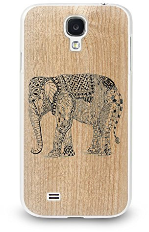 Trendario Handyhülle für Samsung Galaxy S4 Mini (Elefant 2) - Hülle - Schutzhülle mit Motiv - TPU Silikon Hülle - Case - Cover - Schale - Backcover - Handytasche