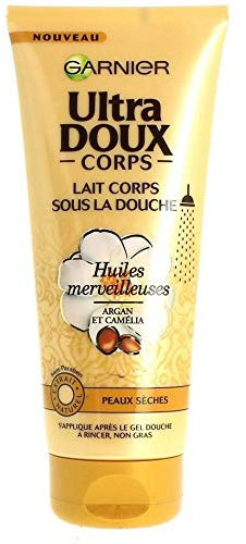 Lait Corps sous la douche Huiles merveilleuses Argan et camélia Ultra Doux Garnier