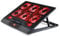 Skgames Notebook Laptop Cooler Gamer Stand Pad for 10-17 Inches, 6 x LED Fans, LCD Fan Control, 7 Levels Height Adjustment, Red