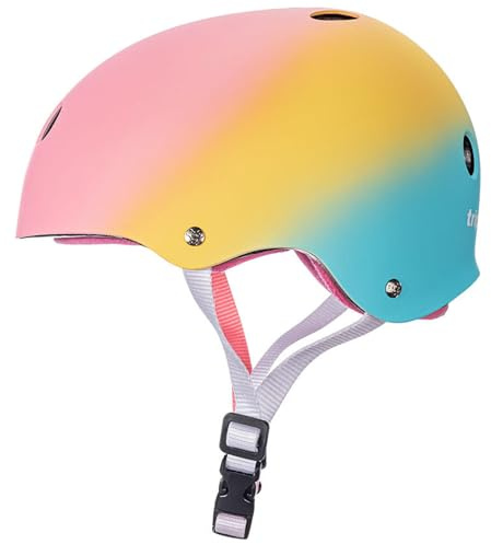 Triple Eight Unisex Certified Sweatsaver bike and skateboarding helmet, Shaved Ice, Large X-Large UK