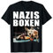 Nazis Boxen Demo gegen Rechts und Gewalt mit Känguru T-Shirt