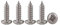 Drenky 100 Stück Holzschrauben 3x10 mm Panhead Schrauben Aus Edelstahl Rostfrei A2 Kreuzschlitz Vollgewinde m4 Schrauben Spanplattenschrauben mit Pankopf Selbstschneidende Schrauben Universalschrauben