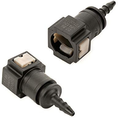 LST 2x Schnellverschluss Kraftstoffleitung Schlauchkupplung gerade 7,89 * 4,5 mm