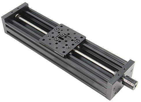 Zeberoxyz 300mm 4080U Aluminiumprofil Z-Achsen-Schrauben-Schiebetisch-Linearaktuator für 3D-Drucker und DIY-CNC-Fräserteile X Y Z-Achse (300mm)