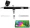 ROSEMARY New 0.3mm Gravity Spray Gun Kit for Dual Action Airbrush Spray Guns(Black)