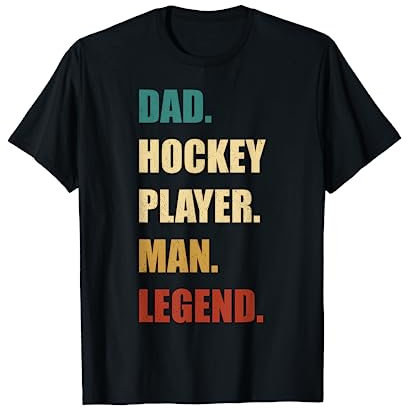 Dad Hockey Spieler Man Legend Feldhockey Sport Hockey Team T-Shirt