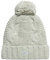 Superdry Damen Vintage Cable Beanie Baskenmütze, gris claro,
