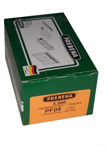 Klammern rostfrei A2 11/9mm passend für Prebena PF09CRF HFPF09 DNPF16 Stanley 6-PHT150 Bostitch BHT150C KL-3